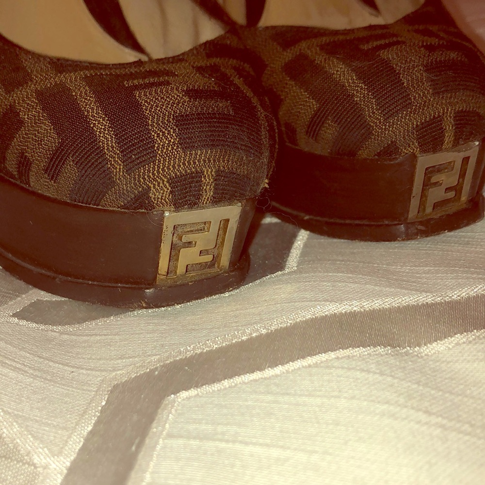 Fendi Zucca Fendista Platform Pumps